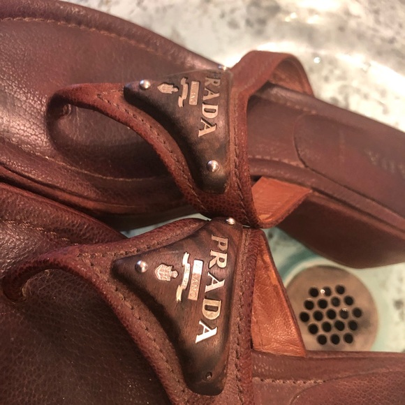 Prada wedges brown size 8 - Picture 3 of 12